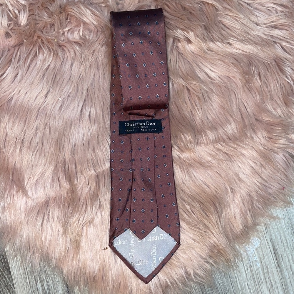 Christian Dior Silk Tie VTG